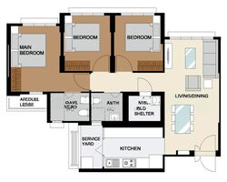 Blk 478B Valley Spring @ Yishun (Yishun), HDB 4 Rooms #544919781